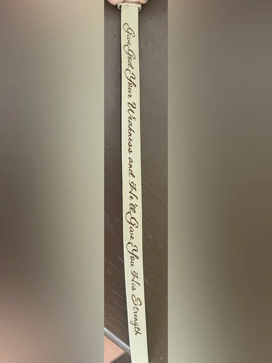 Inspirational Multicolor Beaded & Wrap Leather Bracelet, Adjustable, Sizable - Picture 4 of 4